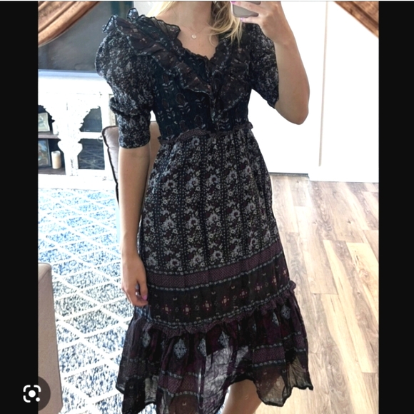 Sea New York Romantic Ruffle Maxi Dress - Picture 8 of 8